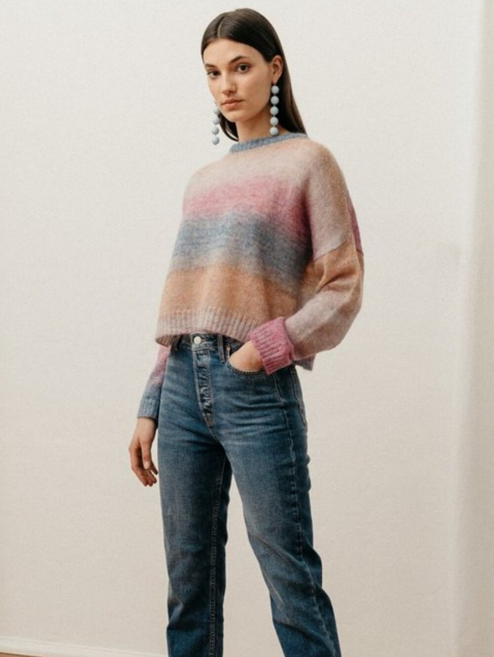 Rails Camille Rainbow Sweater, Size S